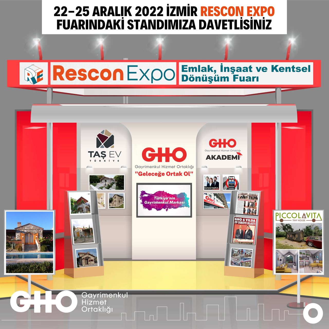 RESCON EXPO Fuarı'ndayız.