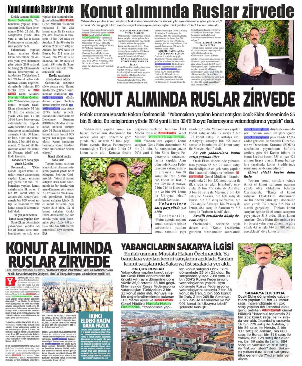 Konut Alımında Ruslar Zirvede