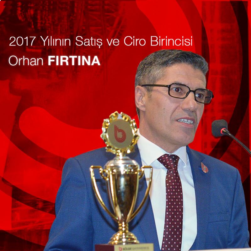 2017 yıl birincisi "Orhan FIRTINA" oldu.