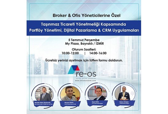 Gayrimenkulde Portföy Yönetimi, Dijital Pazarlama ve CRM Uygulamaları (2. Oturum 14:00 - 16:00)