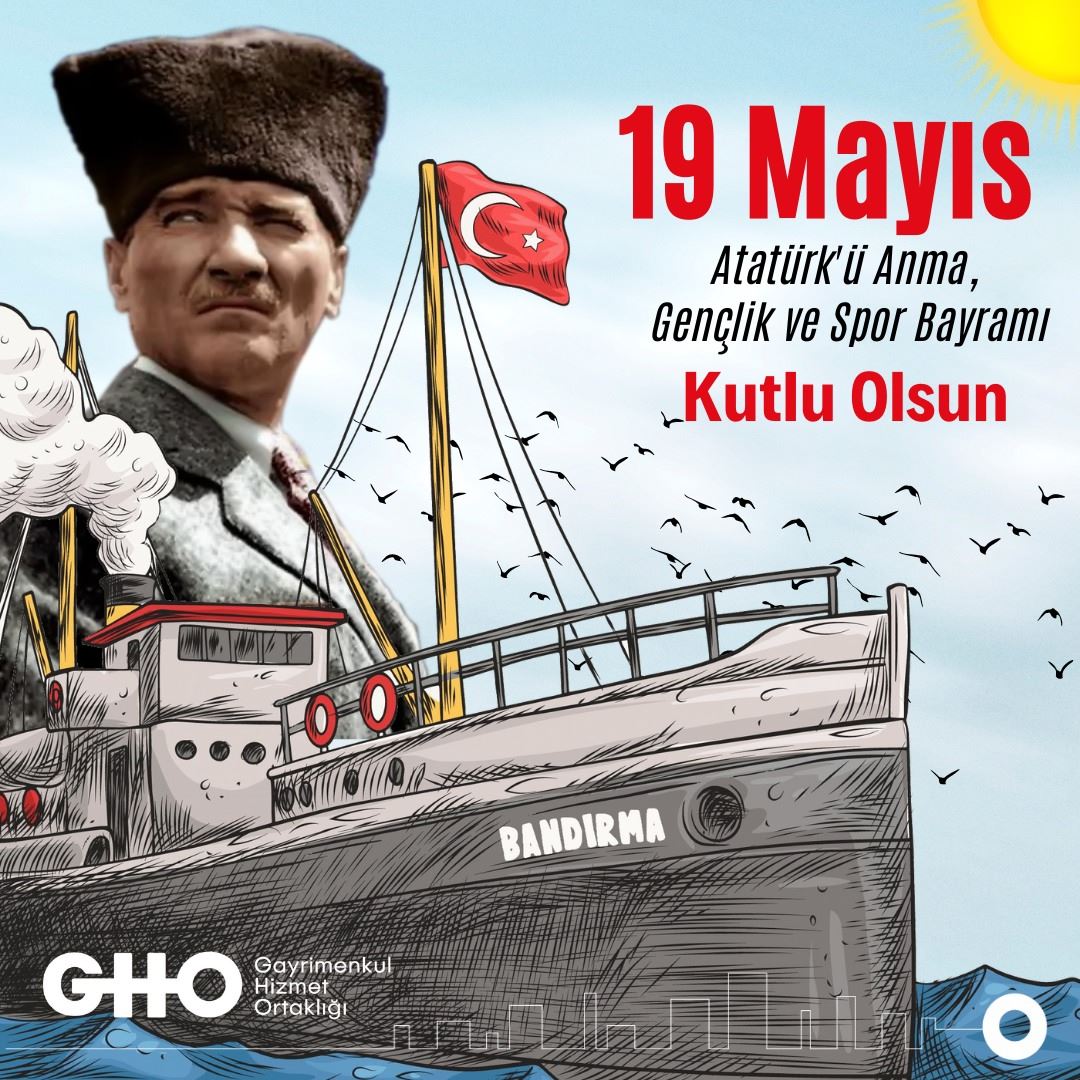 19 Mayıs Atatürk’ü Anma, Gençlik ve Spor Bayramı kutlu olsun.