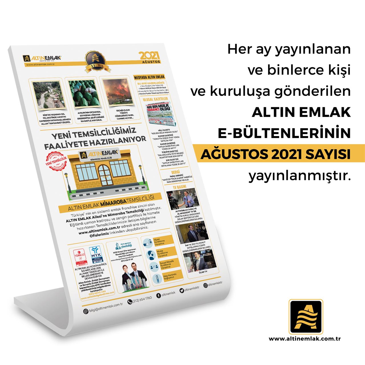  ALTIN AĞUSTOS BÜLTENİ!