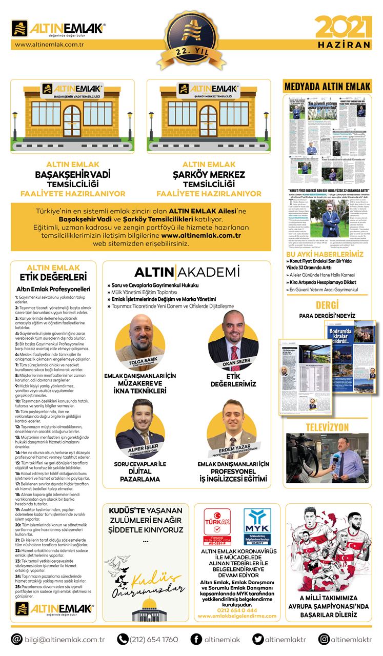 ALTIN HAZİRAN BÜLTENİ!