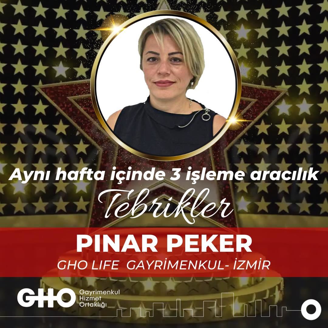 Tebrikler Pınar Peker