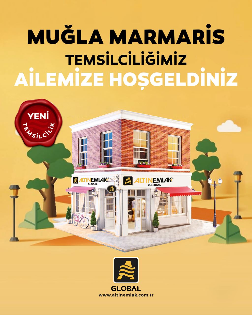 Muğla Marmaris ALTIN EMLAK GLOBAL Ailesine Katıldı