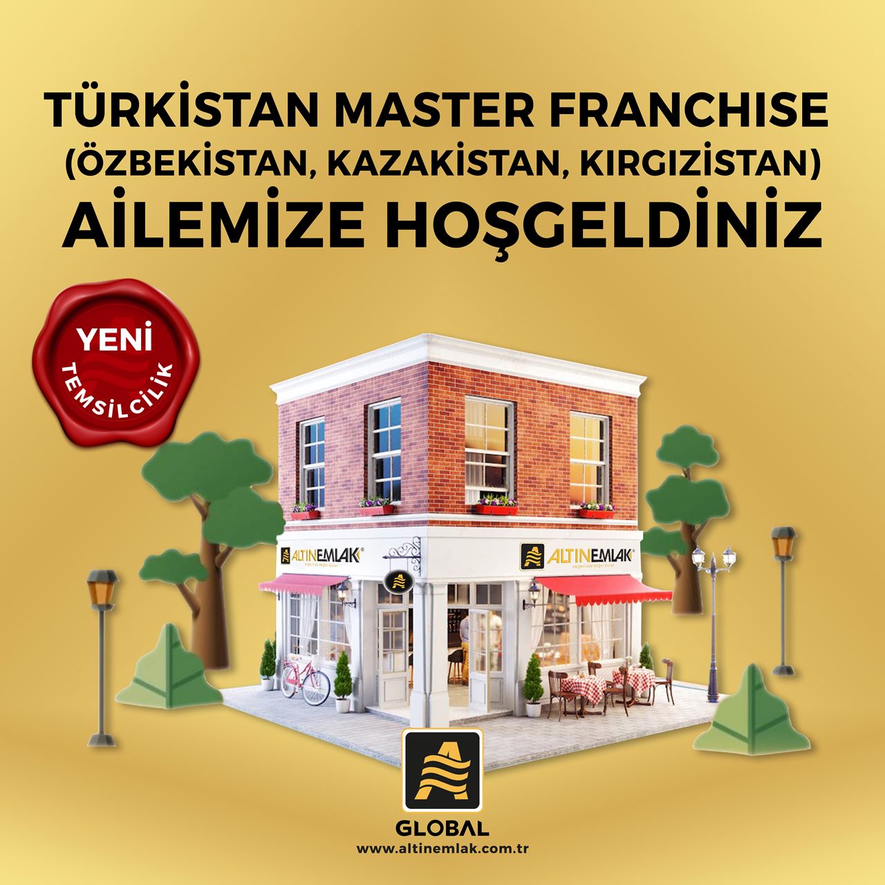 Türkistan Master Franchise Altın Emlak Global Ailesine Katıldı!