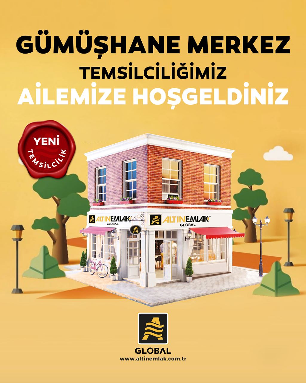 Gümüşhane Merkez ALTIN EMLAK GLOBAL Ailesine Katıldı