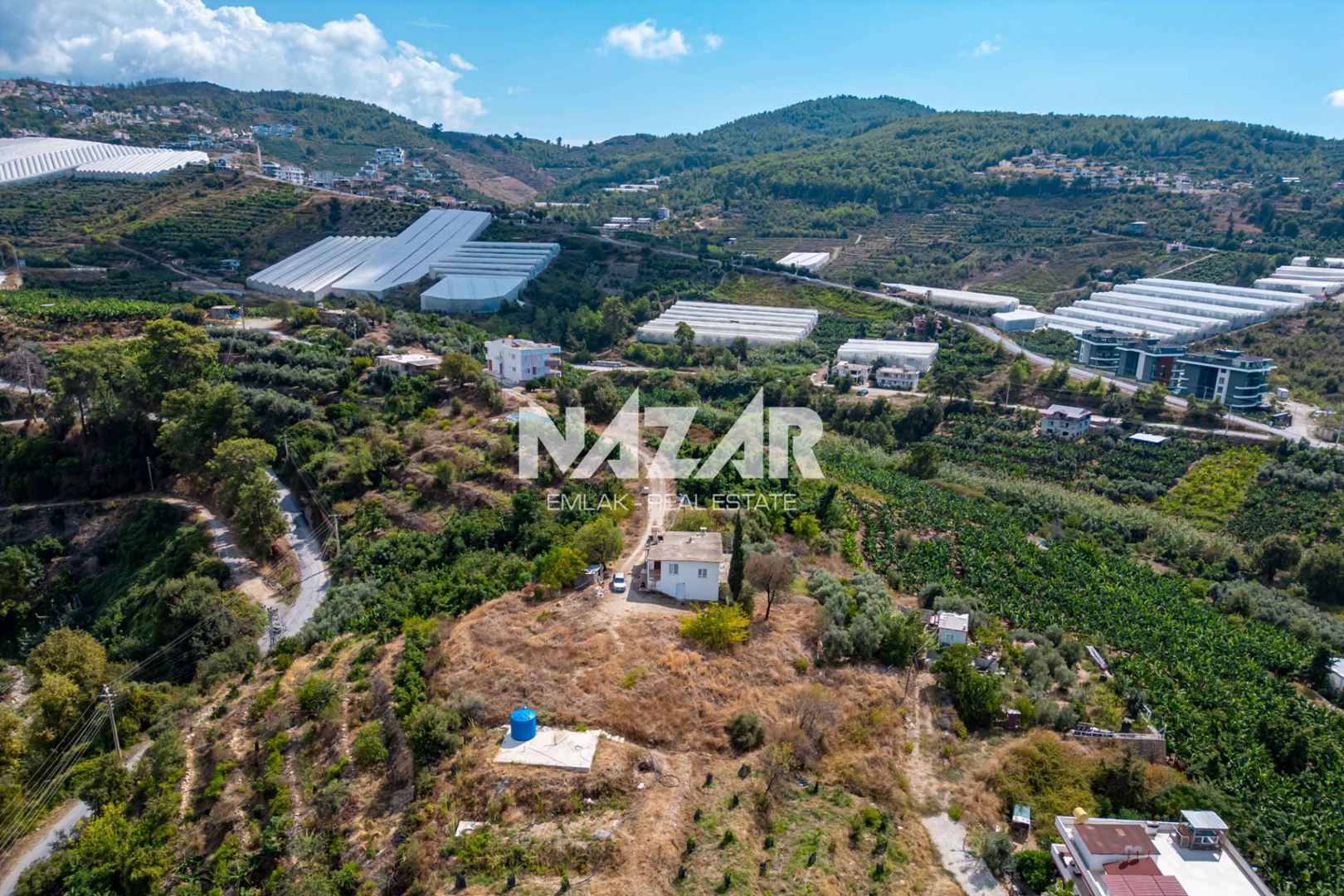 Alanya Kargıcak’ta Deniz Manzaralı 1.002 m2 İmarlı Arsa