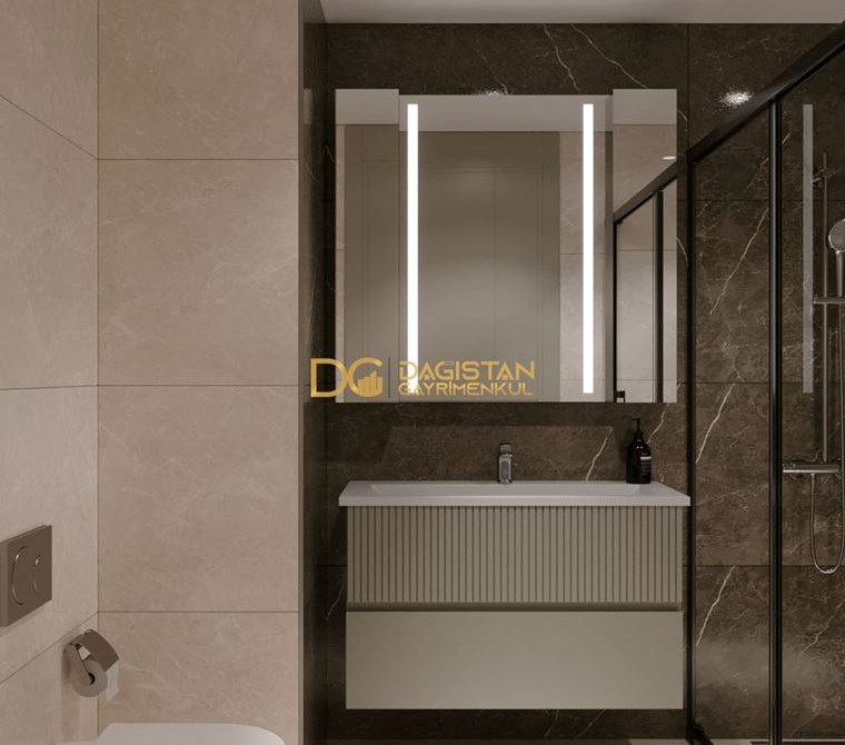 GÜNEŞLİ'DE SİTE İÇERİSİNDE SATILIK LÜKS 1+1 DAİRE