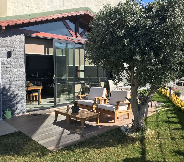 Bodrum Yalıkavak Geriş'te Deniz Manzaralı&Geniş Bahçeli Dubleks