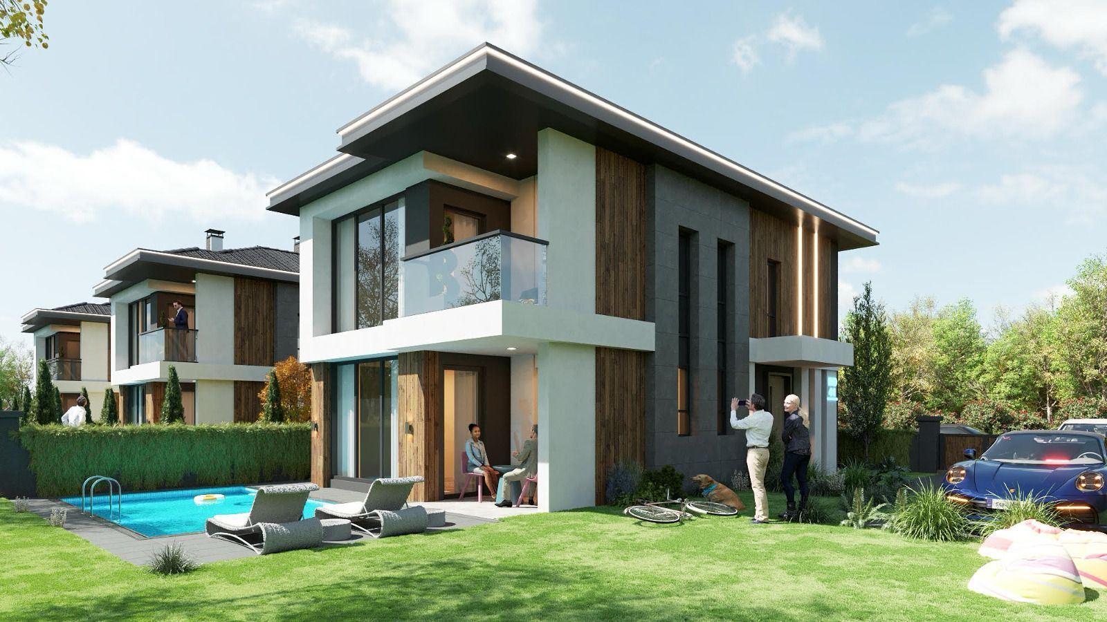 Şener GYD'den Gebze Merkeze 15 dk, Site içi, Süper Lüks Villa