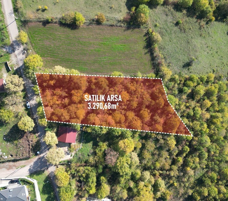 Başiskele Kılıçaslan’da Ana Yola Cepheli Konut + Tarla Nitelikli 3.290 m² Satılık Arsa