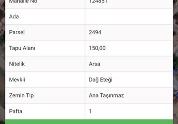 ALTIN EMLAK TAN HİLALKET TE SATILIK 5 KAT İMARLI ARSA