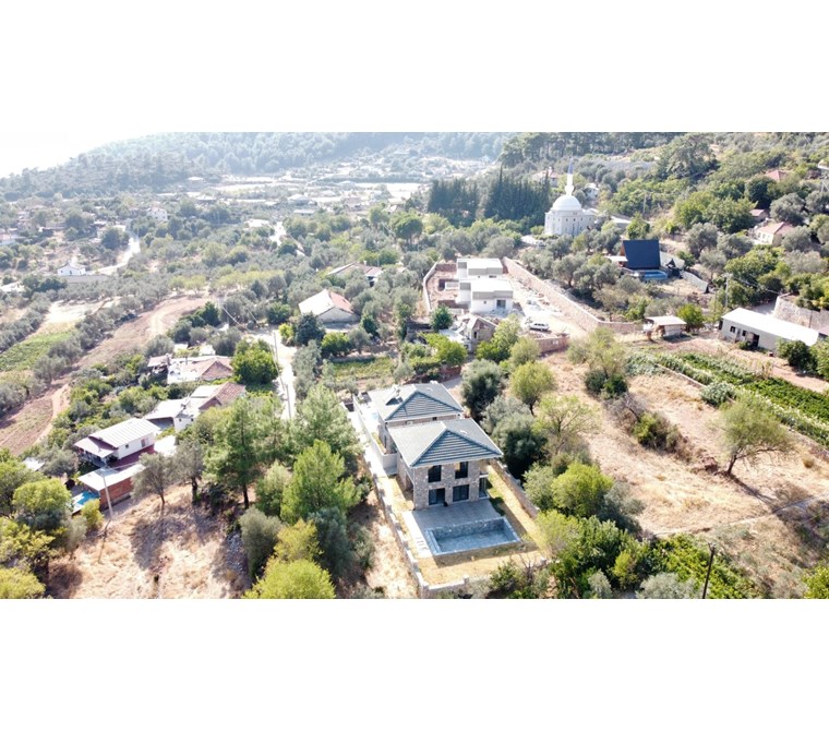 Fethiye Yeşil üzümlü Kızılbel mah Satılık villa