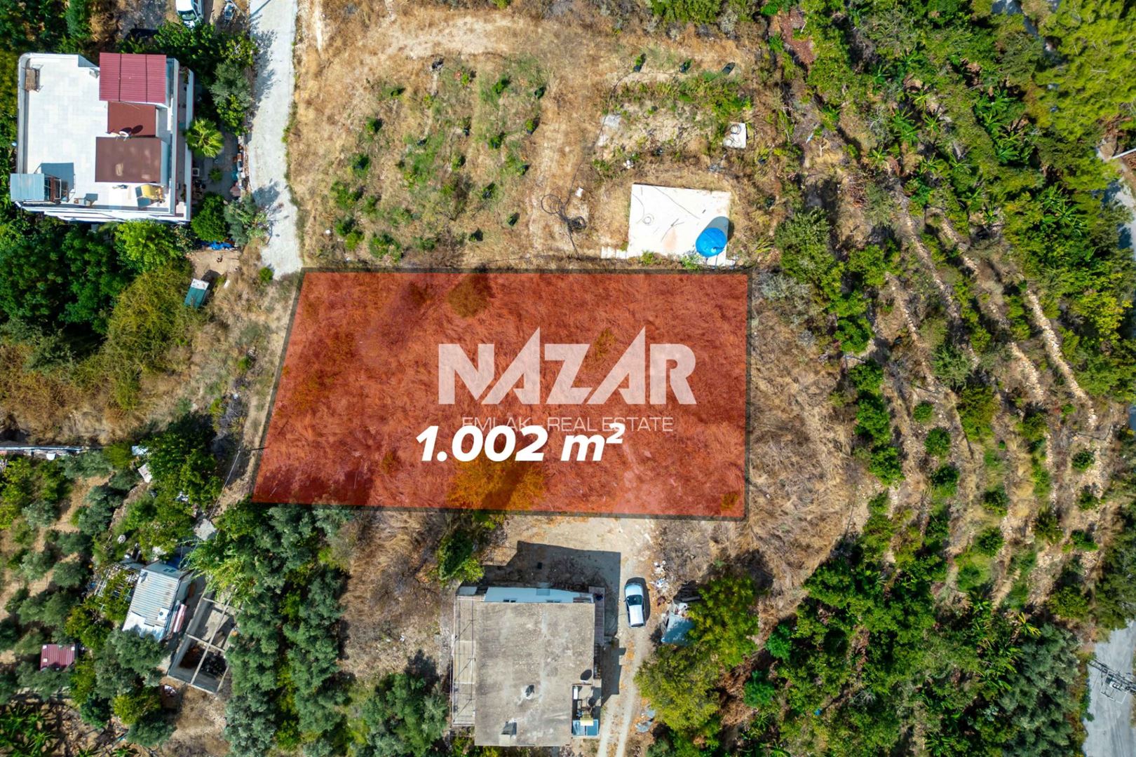 Alanya Kargıcak’ta Deniz Manzaralı 1.002 m2 İmarlı Arsa
