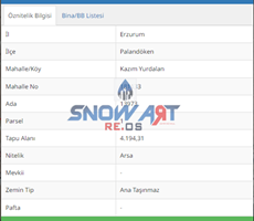 SNOWART GAYRİMENKUL ABDURRAHMANGAZİ'DE 8 KAT İMARLI SATILIK ARSA