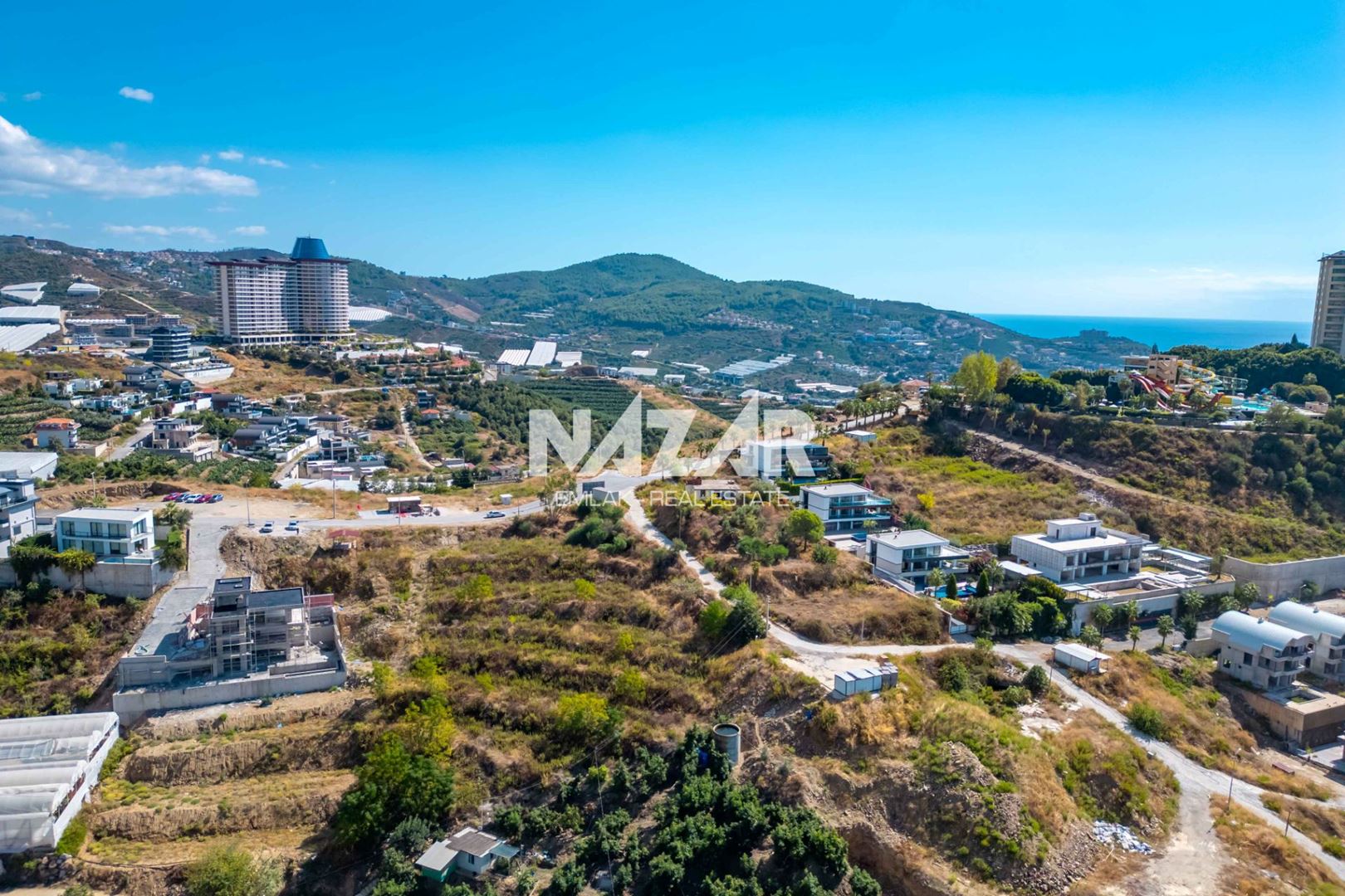 500 m² Plot with Planning Permission and Sea Views in Kargıcak, Alanya