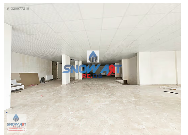 SNOWART GM'DEN YILDIZKENT BULVARA SIFIR 417 M² SATILIK DÜKKAN