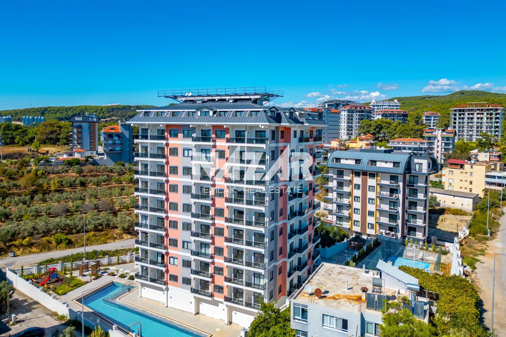1+1 Flat for Sale at Skyland Residence in Avsallar, Alanya – 45 m²