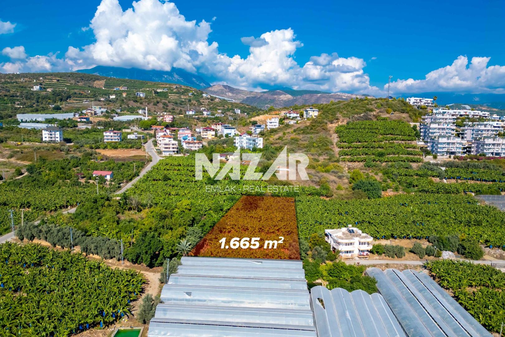 Alanya İshaklı’da 1.665 m2 Deniz Manzaralı Tarla · 3