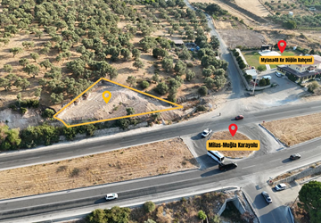 ALTIN EMLAK'tan Muğla-Milas Karayoluna Sıfır, Satılık Tarla !