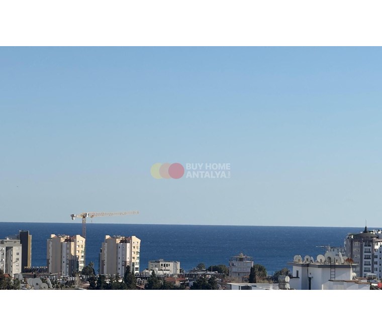 Ultra-luxury duplex apartment for sale in Konyaaltı, Antalya, with sea, mountain and city views