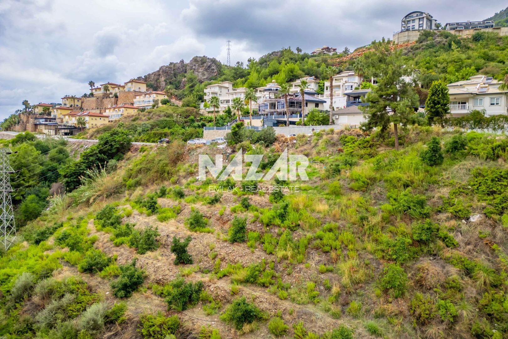 1,000 m² Plot with Sea Views in Alanya Tepe, Zoned for Residential Development · 11
