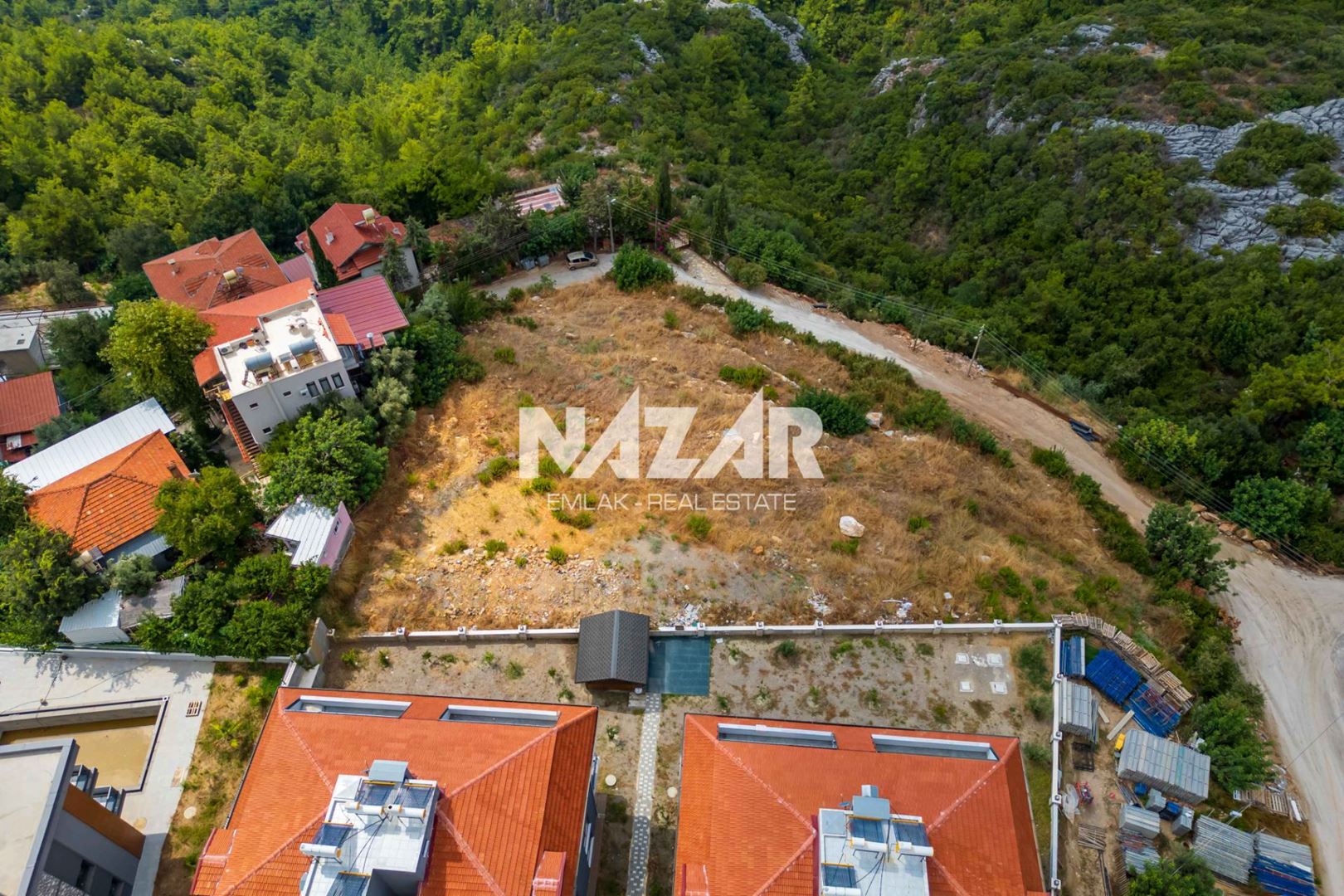 2,076 m² Zoned Plot with Sea Views in Alanya Büyükhasbahçe