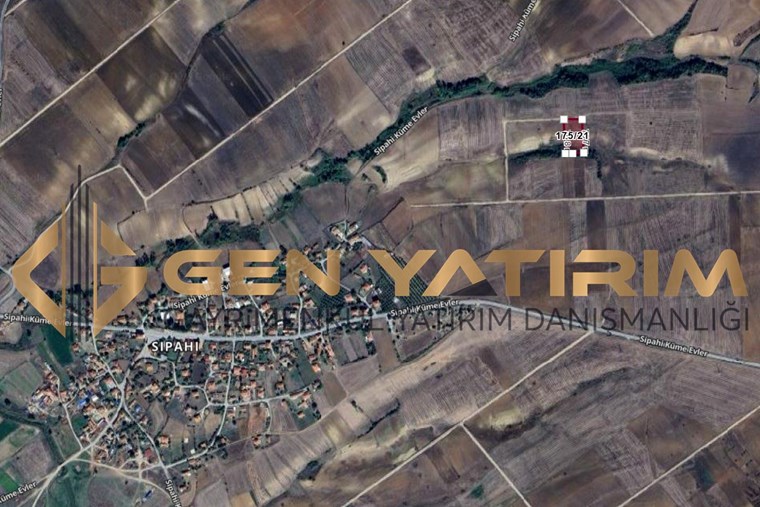 Uzunköprü Sipahi Köyü'nde 3165 M² Müstakil Tapulu Tarla