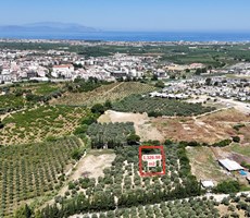 KUŞADASI DAVUTLAR 4 VİLLA İMARLI 1326m² SATILIK KÖŞE PARSEL ARSA
