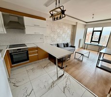 Rahat Yaşam Alanı Haliç Panoramada Eşyalı 1+1 Kiralık 3Kat Daire