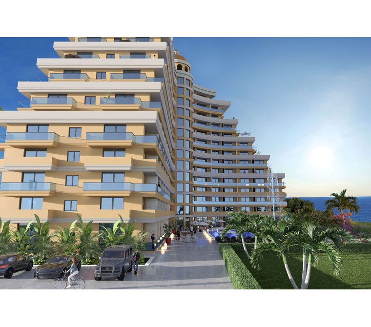 İskele Bellagio'da Otel Konseptli, Eşyalı 1+1 Satılık Daire
