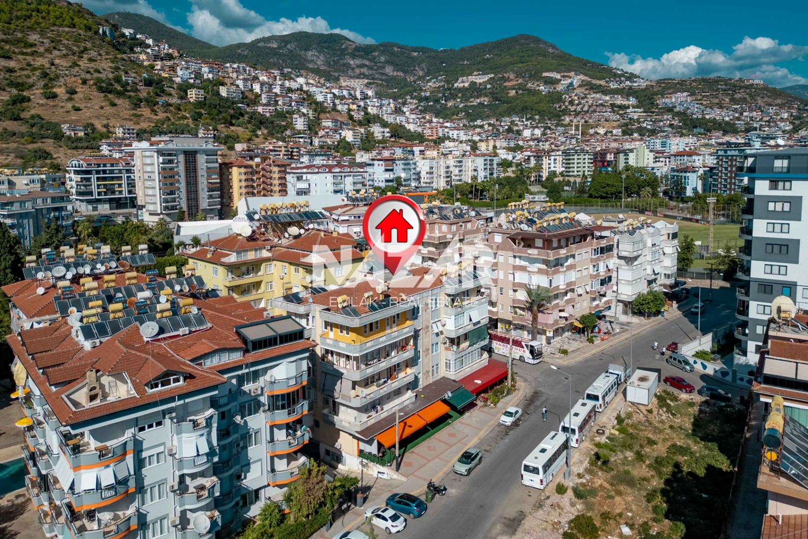 Склад площадью 146 м² в аренду в районе Сарай, центр Алании