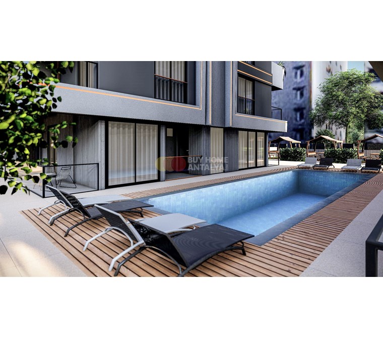 Apartments for Sale in Ultra Luxury Complex in Center of Antalya, One Step Away from All Amenities