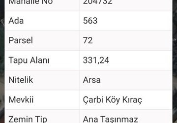 ARSUZ MADENLİ YOLUNA YAKIN