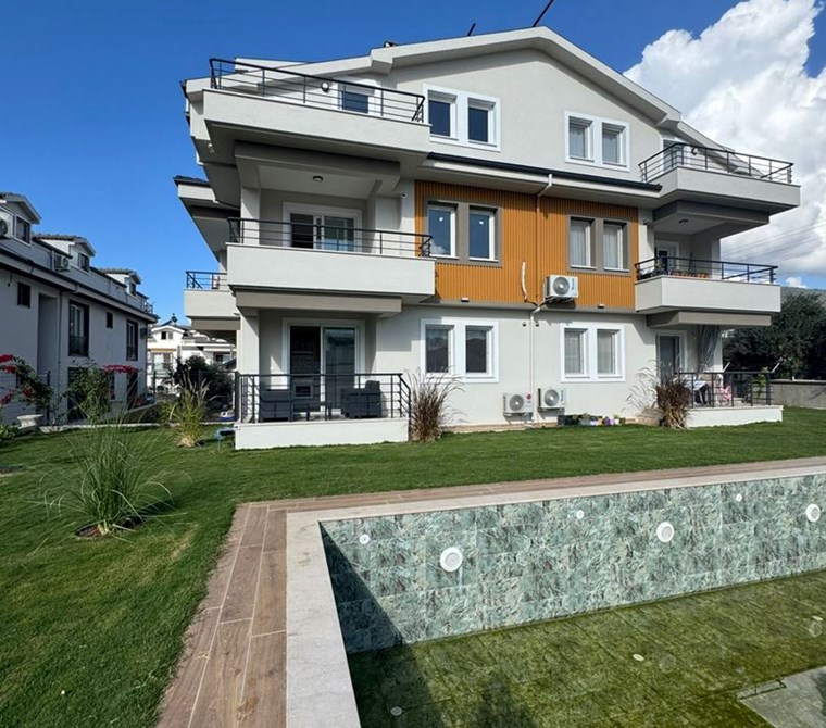 Fethiye Çamköy'de Lüks Havuzlu 1+1 Daire - Sıfır Konumda - Turizm Geliri Potansiyeli
