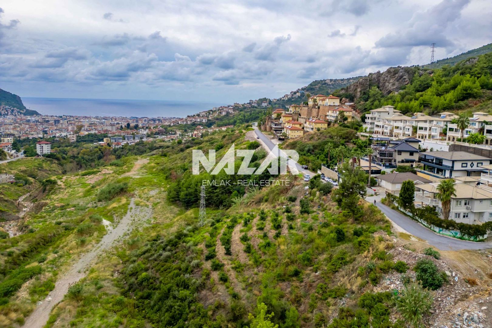 1,000 m² Plot with Sea Views in Alanya Tepe, Zoned for Residential Development · 18