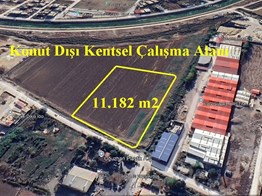 KÜÇÜK DİKİLİ'DE KONUT DIŞI KENTSEL ÇALIŞMA ALANI TEK TAPU ARSA