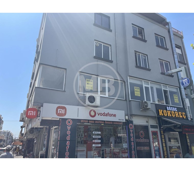 DİDİM'DE ŞEHİR MERKEZİ ÇARŞI İÇİNDE 130 M2 KÖŞE KONUMLU KATTA İŞYERİ