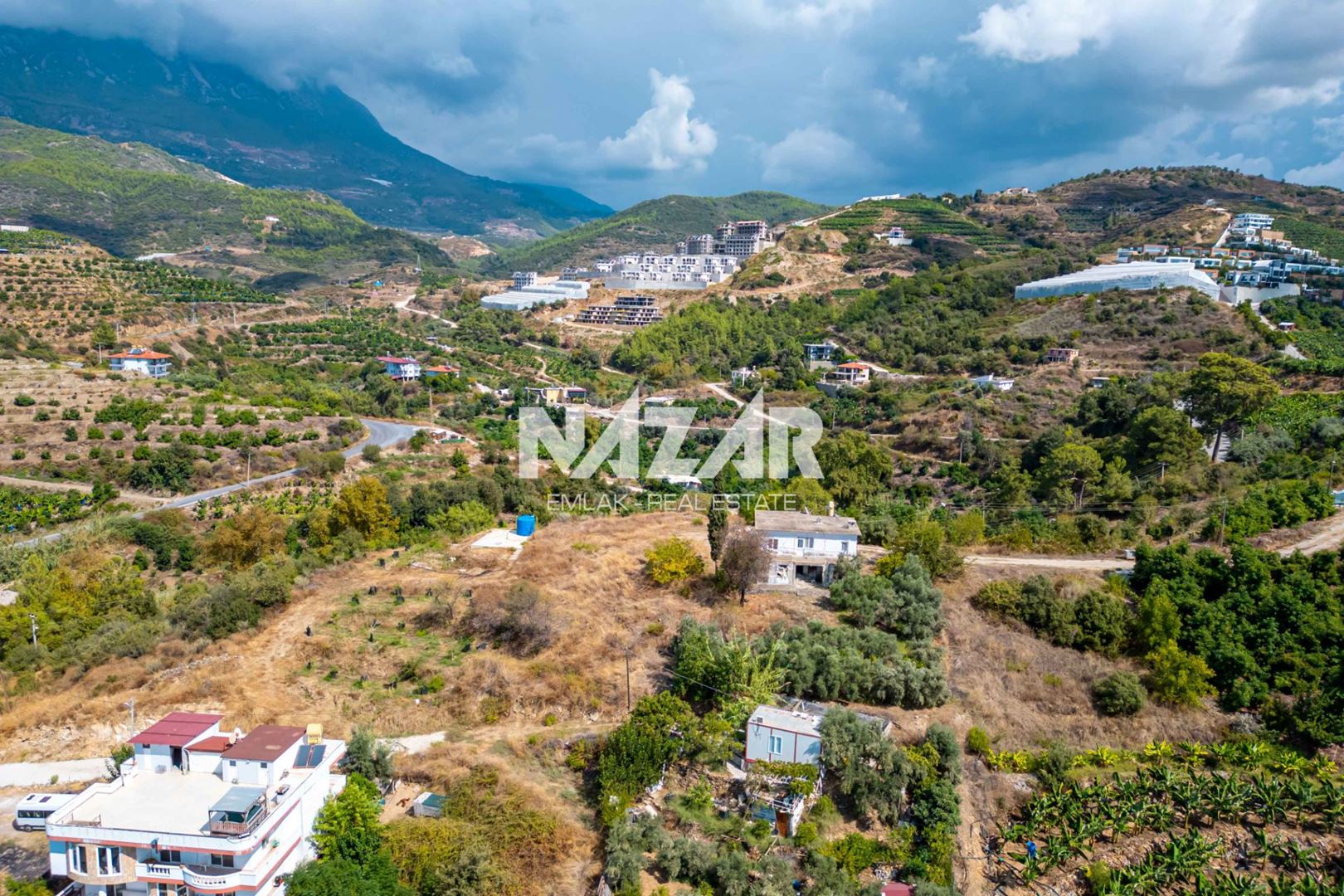 Alanya Kargıcak’ta Deniz Manzaralı 1.002 m2 İmarlı Arsa