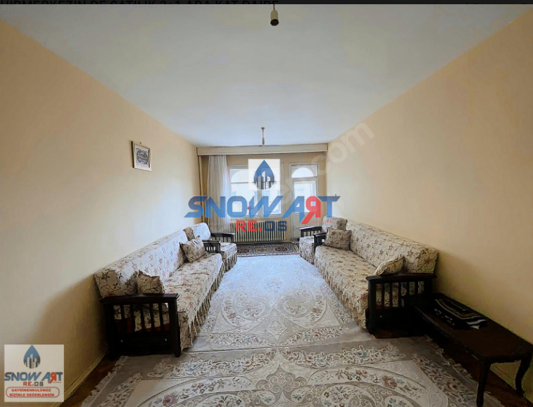 SNOWART GM DEN ŞEHİRMERKEZİN DE SATILIK 3+1 ARA KAT DAİRE