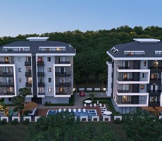  Apartment 1+1 For Sale in Newly Built Complex, Kestel - Petra Deluxe