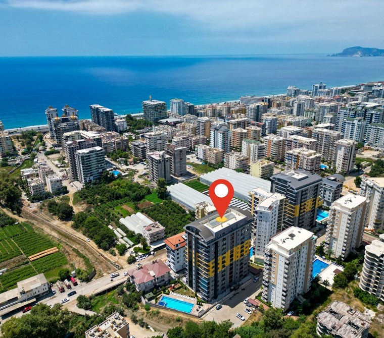 ALANYA MAHMUTLAR DA 3+1 AYRI MUTFAKLI REZİDANS DAİRE
