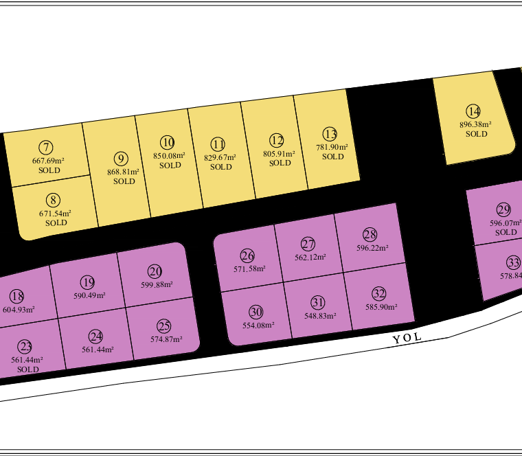 GAZİMAĞUSA / İNÖNÜ SATILIK PARSELLER.