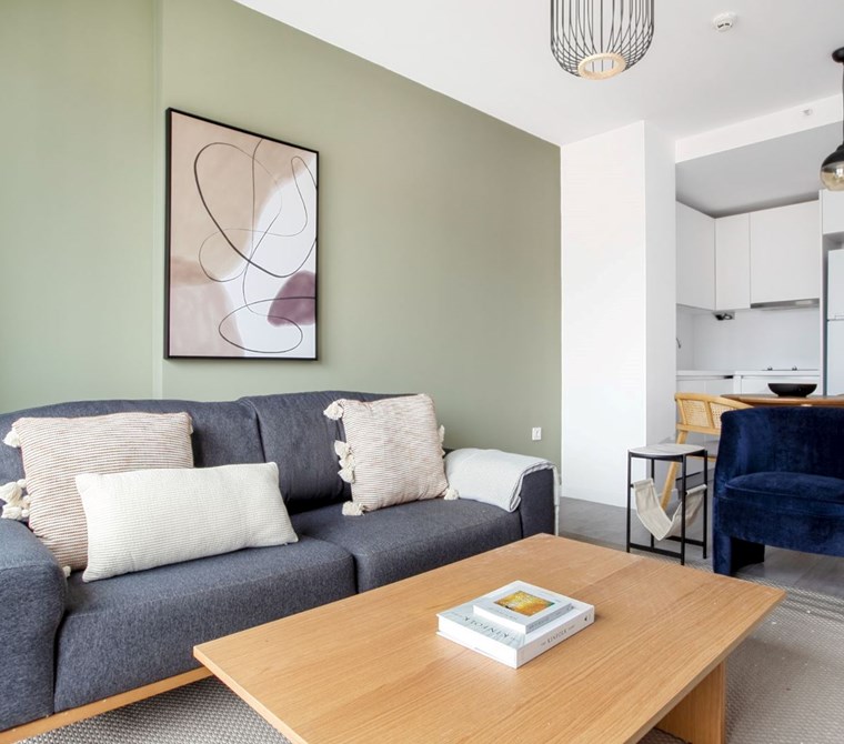 LEVENT MİNT OLİVE ÖZEL TASARIM 1+1 SATILIK DAİRE