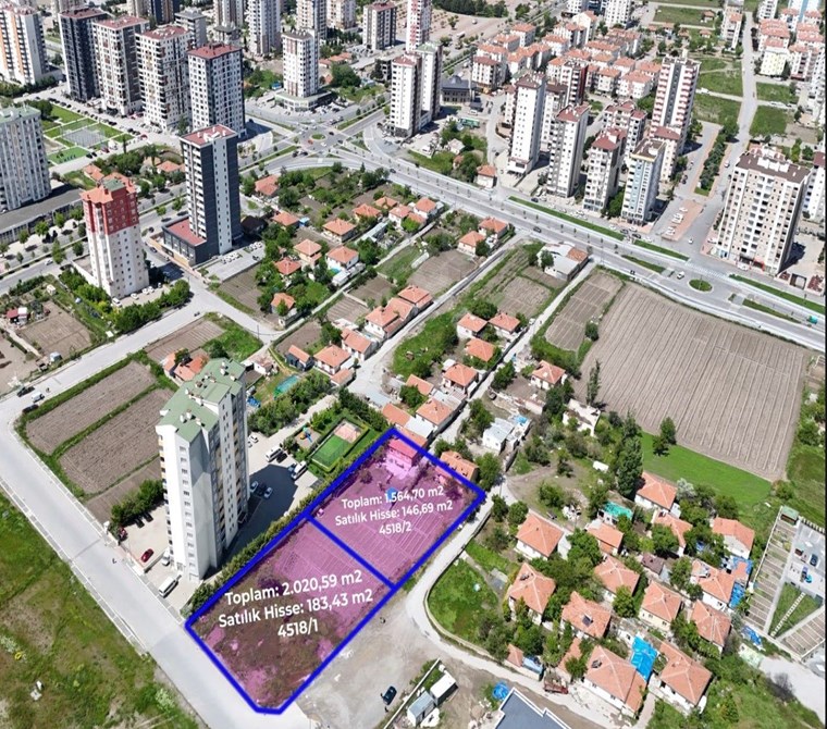 AKDAMAR - Zümrüt Mah. Yapılaşma İçerisinde 336 m2 SATILIK ARSA