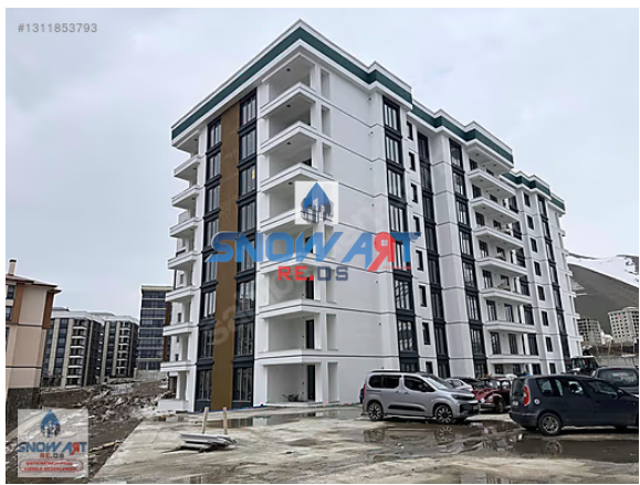 SNOW ART GM'DEN YILDIZKENTTE SATILIK SIFIR 3+1 DAİRE