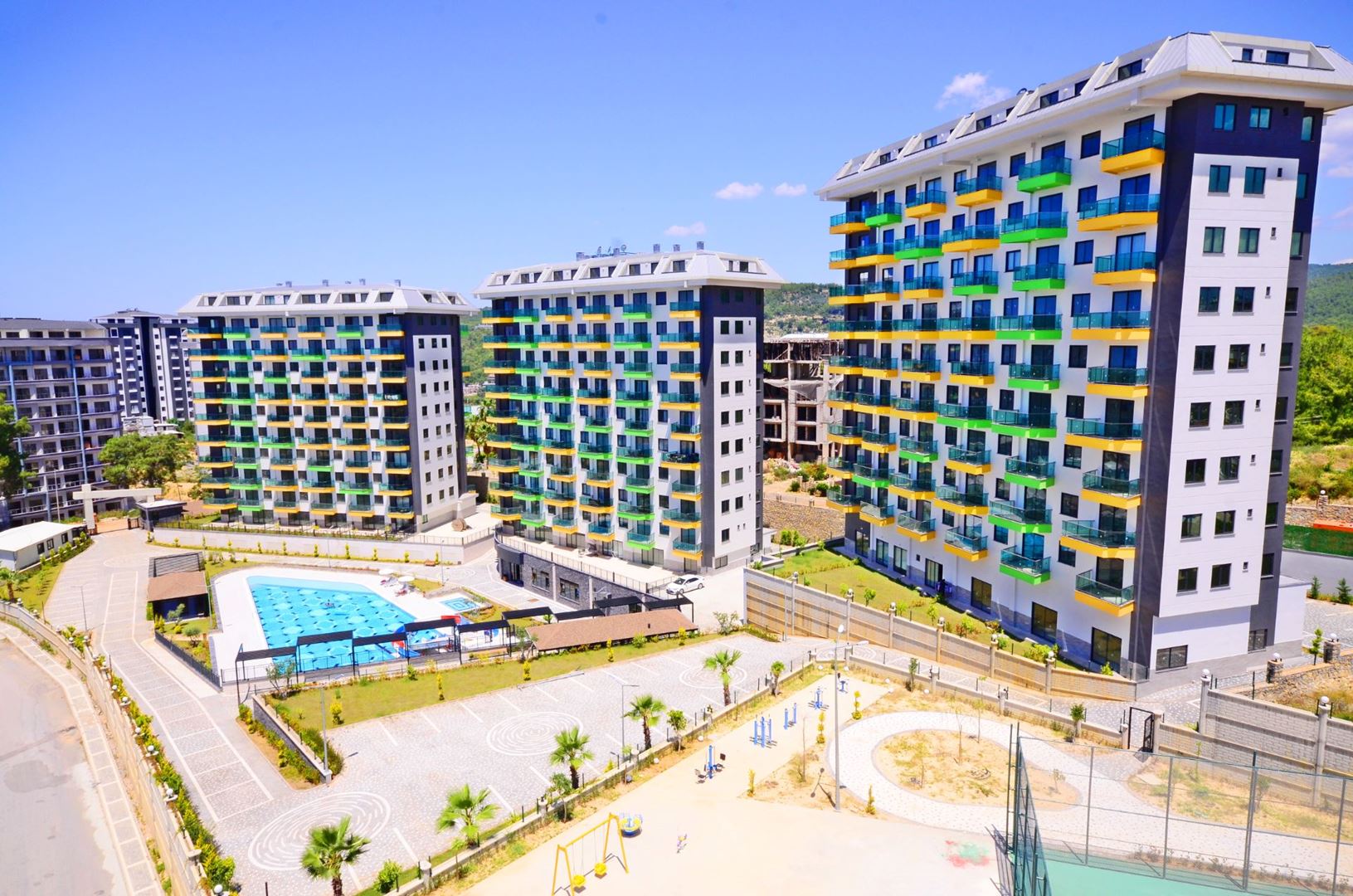 Möbliertes 2+1 Penthouse mit Meerblick in Avsallar, Alanya