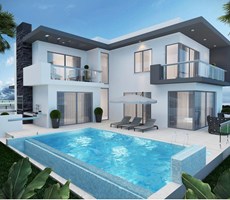 ÇATALKÖY OLIVE HOMES SİTESİNDE 4+1 LUX VİLLALAR