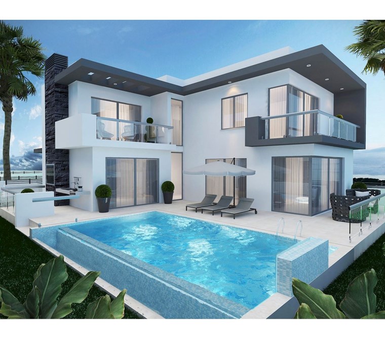 ÇATALKÖY OLIVE HOMES SİTESİNDE 4+1 LUX VİLLALAR